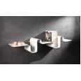 SHELF "WINDING" MET.BIANCO